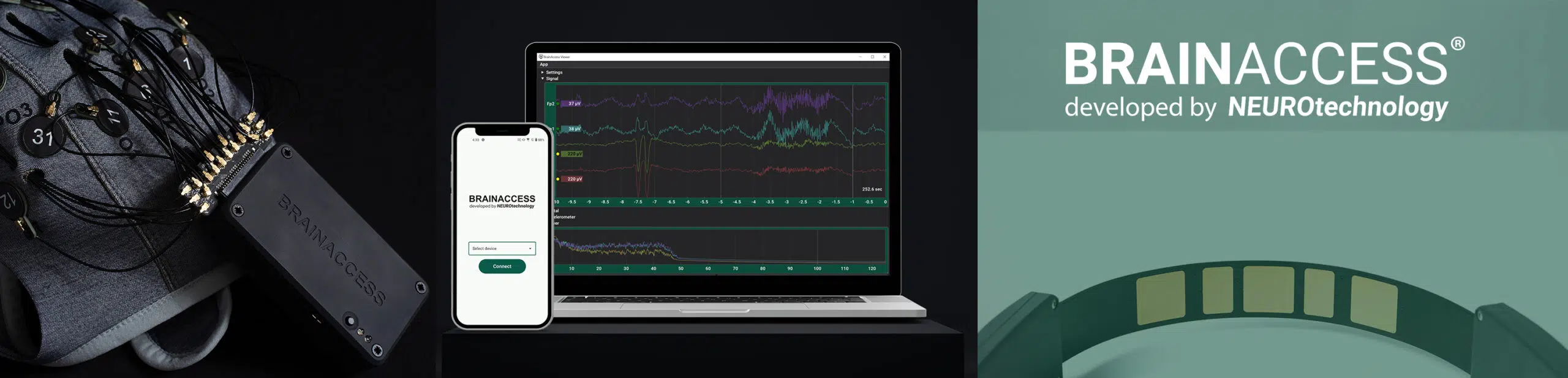 brainaccess mobile app visuals