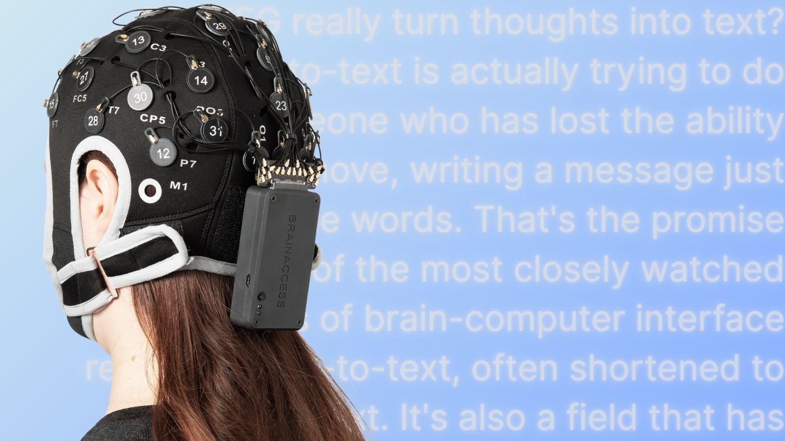 Can EEG really turn thoughts into text? - BrainAccess Can EEG really turn thoughts into text? - BrainAccess